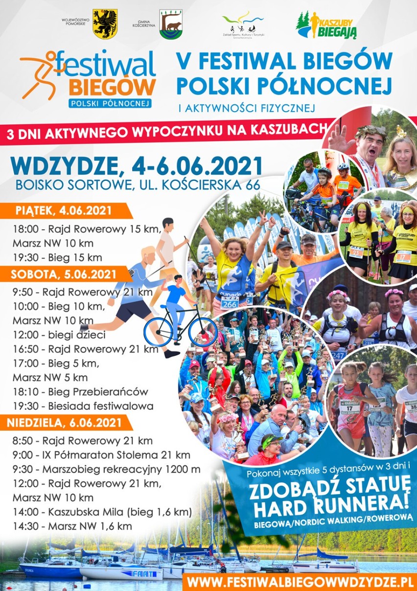 4 czerwca rusza V Festiwal Biegów Polski Północnej we Wdzydzach