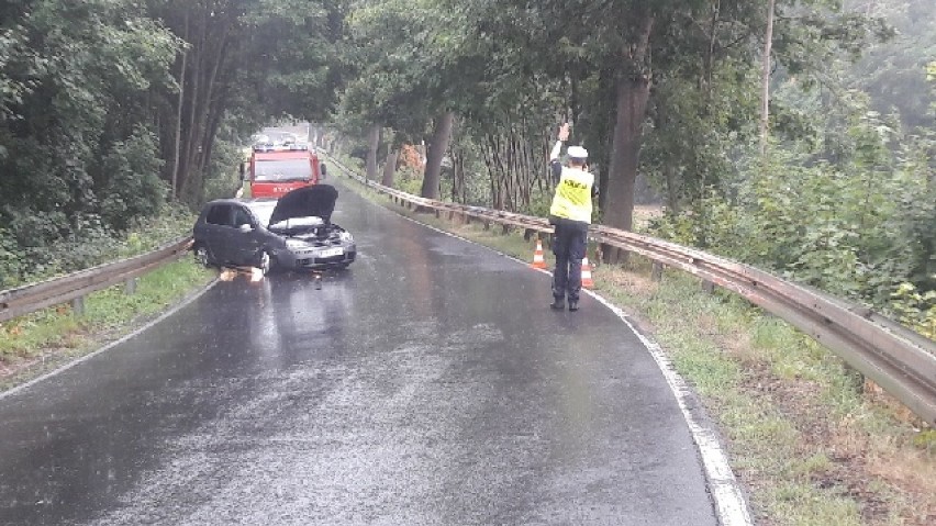 UWAGA: Zablokowana droga na odcinku Sieraków - Kwilcz