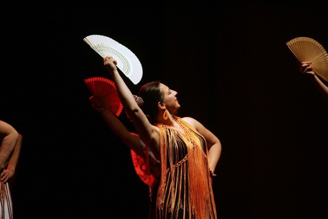 Widowiskowy pokaz Flamenco w Legnicy.