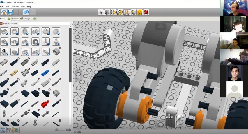 Roboty, domy, wynalazki. Dzieci z Podlasia zdalnie projektują z LEGO w 3D! [zdjęcia]