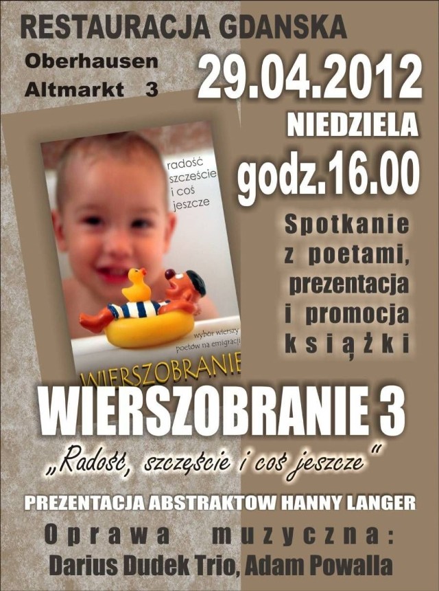 Plakat 29 kwietnia 2012