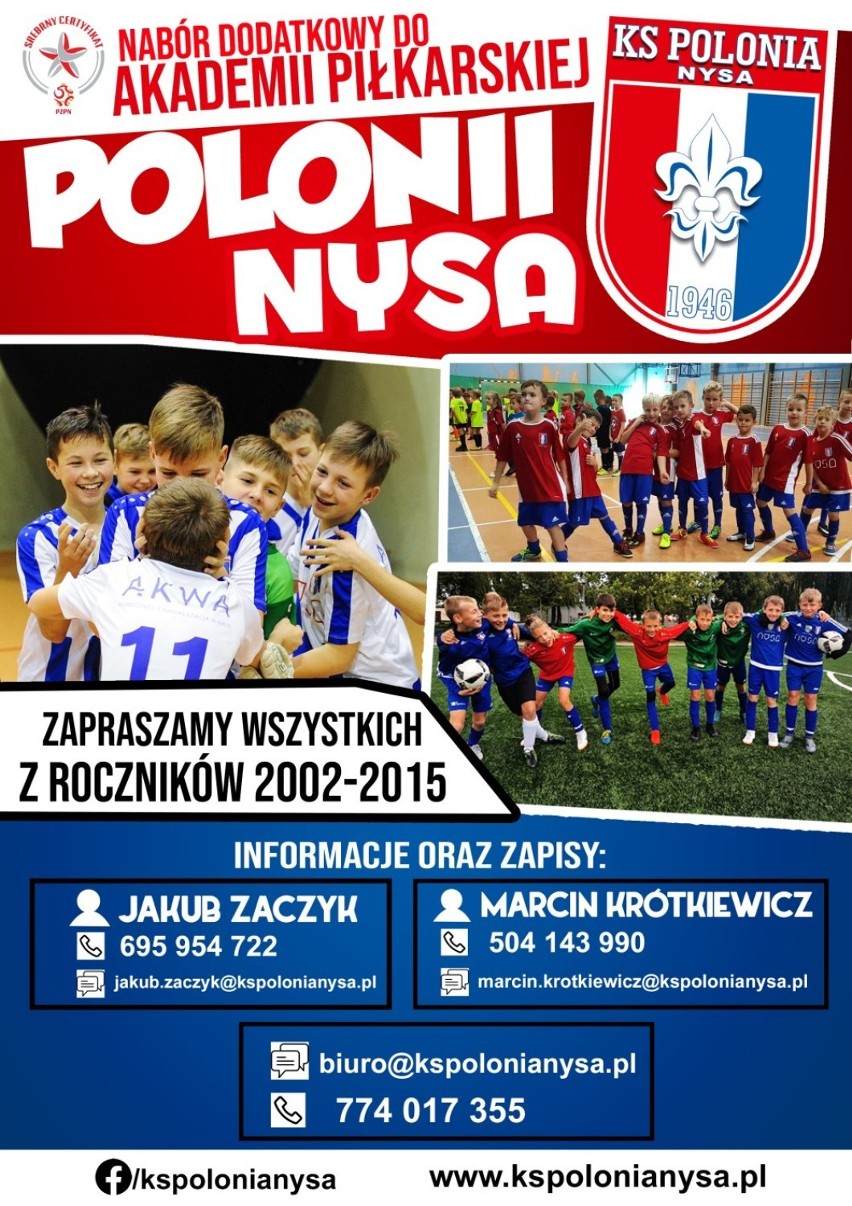 Polonia Nysa zaprasza młodych piłkarzy. Ruszyły zapisy do piłkarskiej akademii