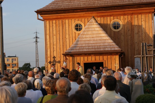 Zabytkowy kościółek św. Marii Magdaleny, po remoncie z zewnątrz