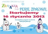 Program ferii 2012 w Jaworze
