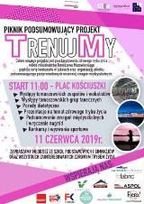 Projekt TrenujMy jutro na pl. Kościuszki w Tomaszowie. W programie porady kosmetyczne, porady dietetyczne, konkursy rekreacyjne