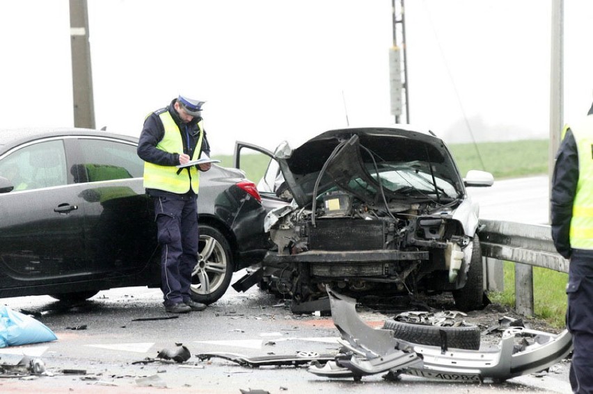 Wypadek na drodze Legnica - Złotoryja