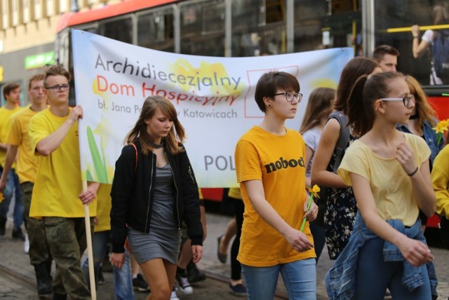 Żółty Marsz Nadziei 2018 w Katowicach