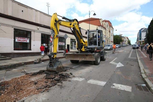 Ulica Sienkiewicza jest już zamknięta