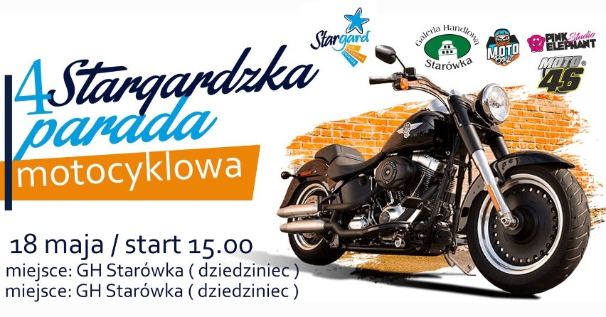 Wielka Stargardzka Parada Motocyklowa po raz czwarty w Stargardzie