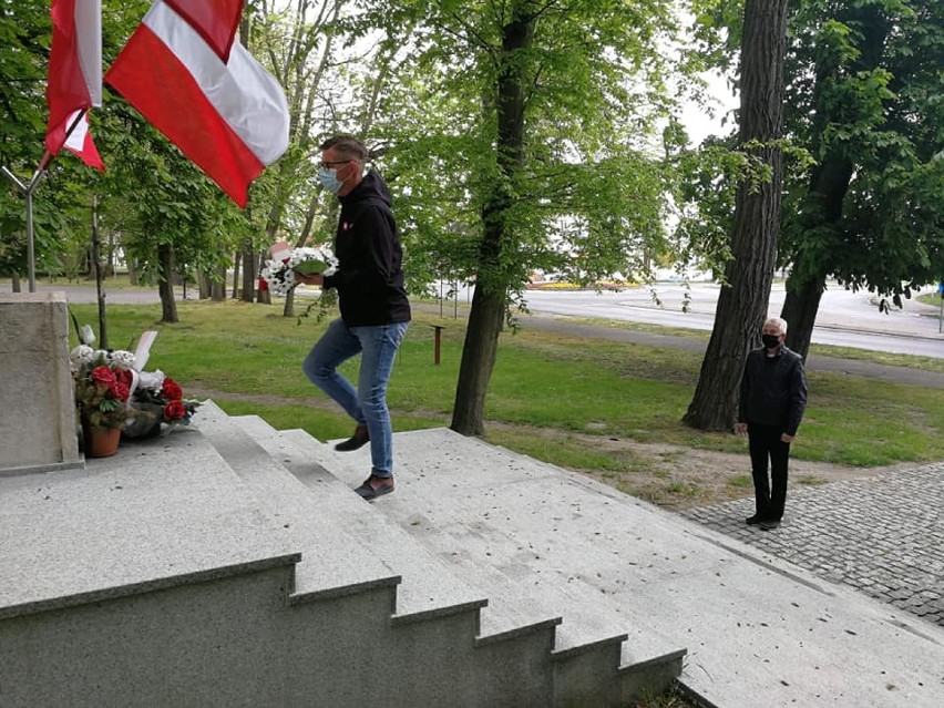 Skromne obchody Święta 3 Maja w Dusznikach i Wronkach