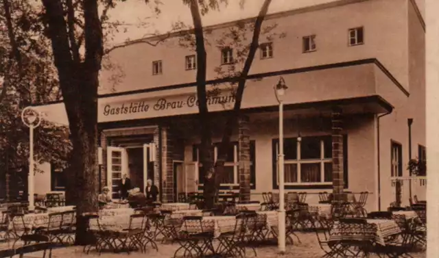 Etablissement "Brau-Commune" - kompleks gastronomiczno-wypoczynkowy "Brau-Commune" przy dzisiejszej ul. Witelona