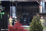 Gmina Kamieniec: Pożar wiaty z maszynami rolniczymi w Lubiechowie 