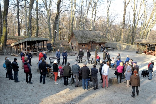 Spacer po Parku Grodowym prezydenta i mieszkańców Sopotu