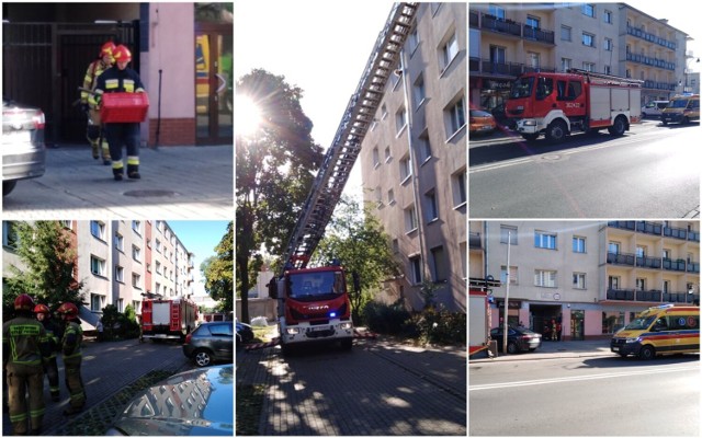 Dwie podobne interwencje straży pożarnej. W jednym mieszkaniu była martwa kobieta, w drugim schorowany mężczyzna.