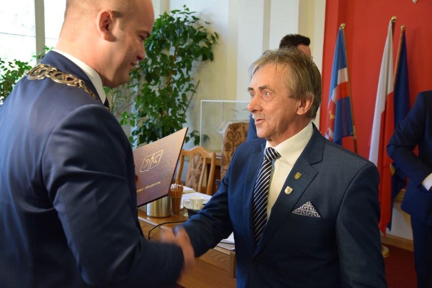 Tadeusz Pogoda, były burmistrz Świecia nagrodzony został za...