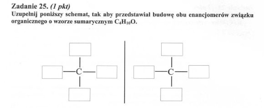 CHEMIA - ARKUSZ - POZIOM ROZSZERZONY