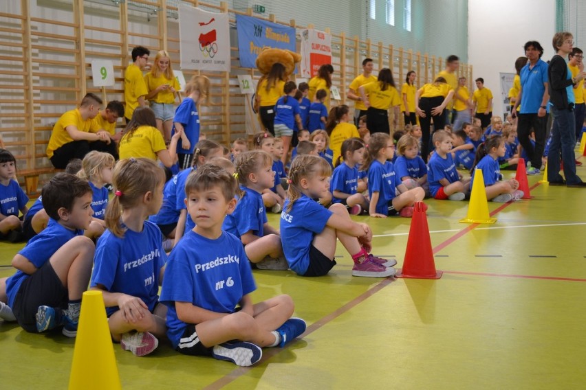 Olimpiada przedszkolaka Mysłowice: dzieci rywalizowały w Zespole Szkół Sportowych [ZDJĘCIA]