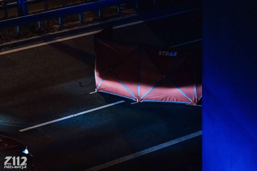 Tragiczny wypadek na DTŚ w Zabrzu. Nastolatka spadła z wiaduktu wprost pod samochód, nie żyje