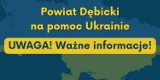 Samorządowcy powiatu dębickiego dziękują mieszkańcom za wsparcie dla Ukrainy i apelują o racjonalną i skoordynowaną pomoc