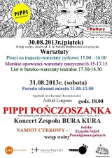 Pippi w Poddębicach - zapowiedź. Są wolne miejsca na warsztaty dla dzieci!