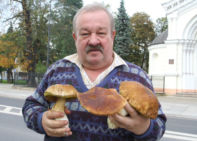 Sezon na grzyby w pełni. Stanisław Barański z Piotrkowa z rekordowego grzybobrania przywiózł 168 prawdziwków, podgrzybków i całe wiadra maślaków.