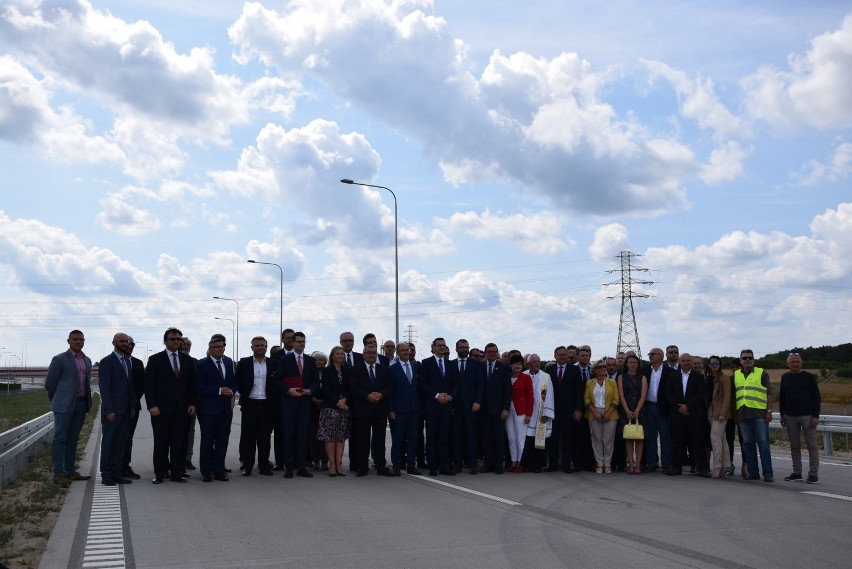 Otwarcie autostrady A1 w Woźnikach z udziałem premiera Mateusza Morawieckiego i komisarz Elżbiety Bieńkowskiej [ZDJĘCIA]