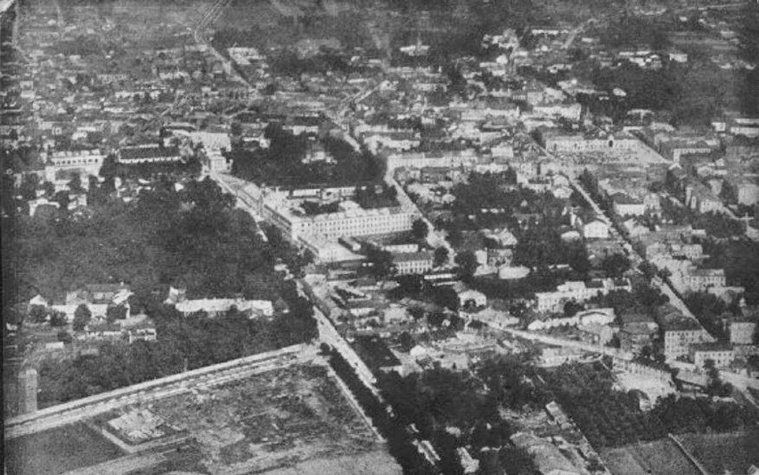 Część Kielc w latach 30-tych XX wieku.
