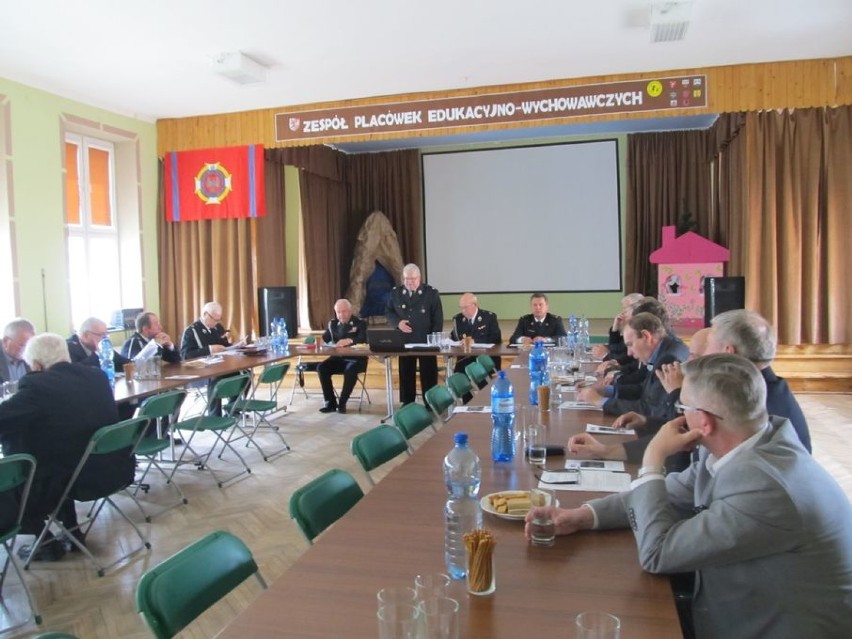 Plenarne posiedzenie Zarządu Oddziału Powiatowego ZOSP RP w Łęczycy