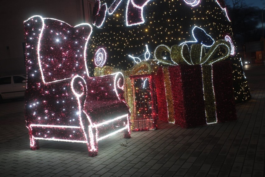 Tak wyglądają tegoroczne iluminacje świąteczne w Gubinie....