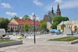 Olkusz: kończą remontować rynek. Otwarcie we wrześniu