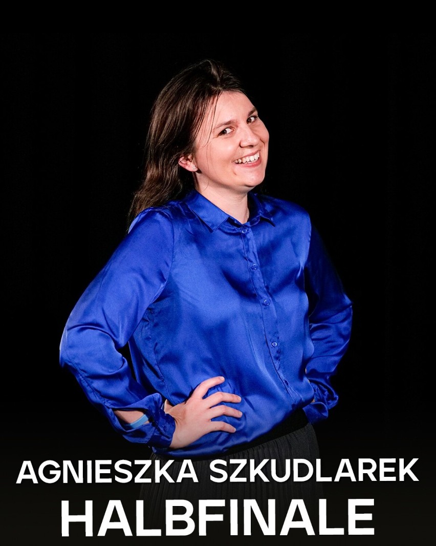 Agnieszka Szkudlarek podczas nagrania niemieckiego...