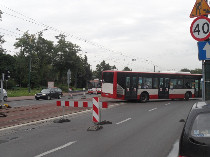 Sosnowiec: objazd w Sosnowcu to spore utrudnienia dla kierowców [ZDJĘCIA]