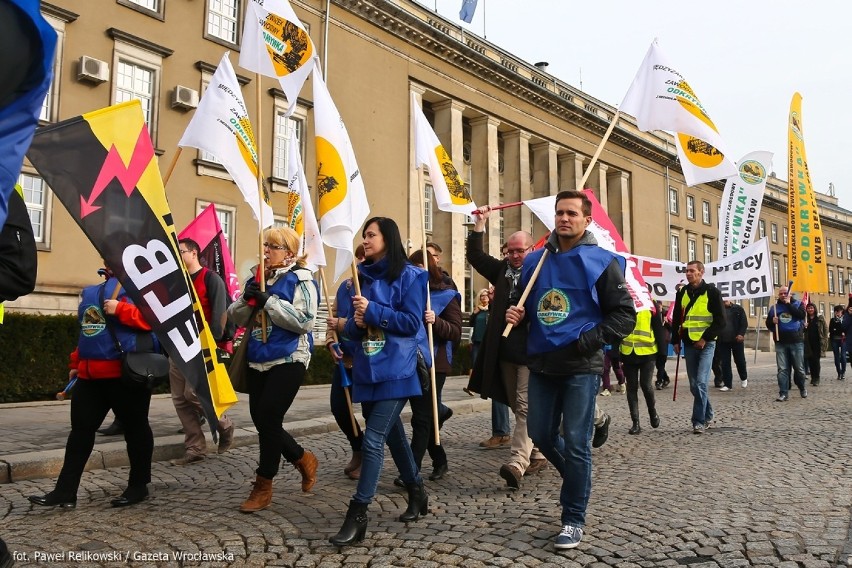 Wolnych sobót nie oddamy - manifestacja, Wrocław, 08.11.2014
