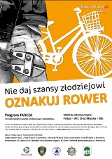 Znakowanie rowerów Jaworzno: daty kolejnych akcji