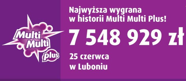 Rekordowa wygrana w Multi Multi w Luboniu