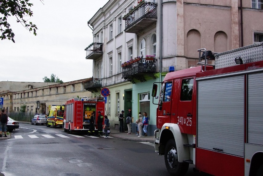 Pożar w Kaliszu przy ulicy Babinej