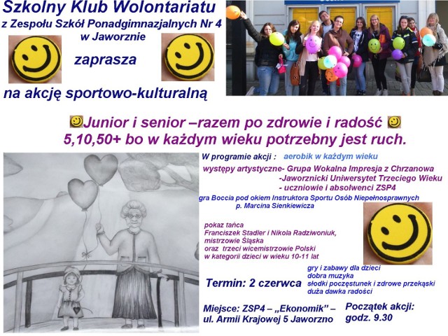 ZSP4 Jaworzno. Wolontariat?Gram w to. Już we wtorek