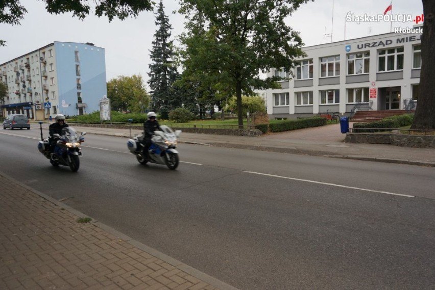Policjanci na motocyklach patrolowali drogi powiatu kłobuckiego ZDJĘCIA 