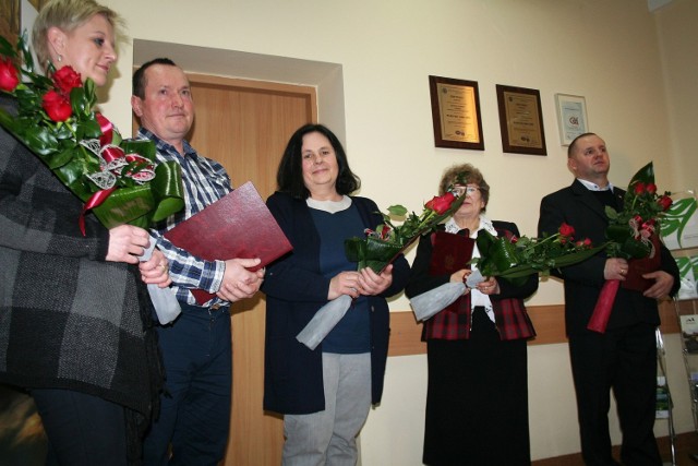 Elizę Megger reprezentowali rodzice Beata i Marian Megger, obok Lidia Dobrowolska, Alicja Frank, Henryk Porożyński