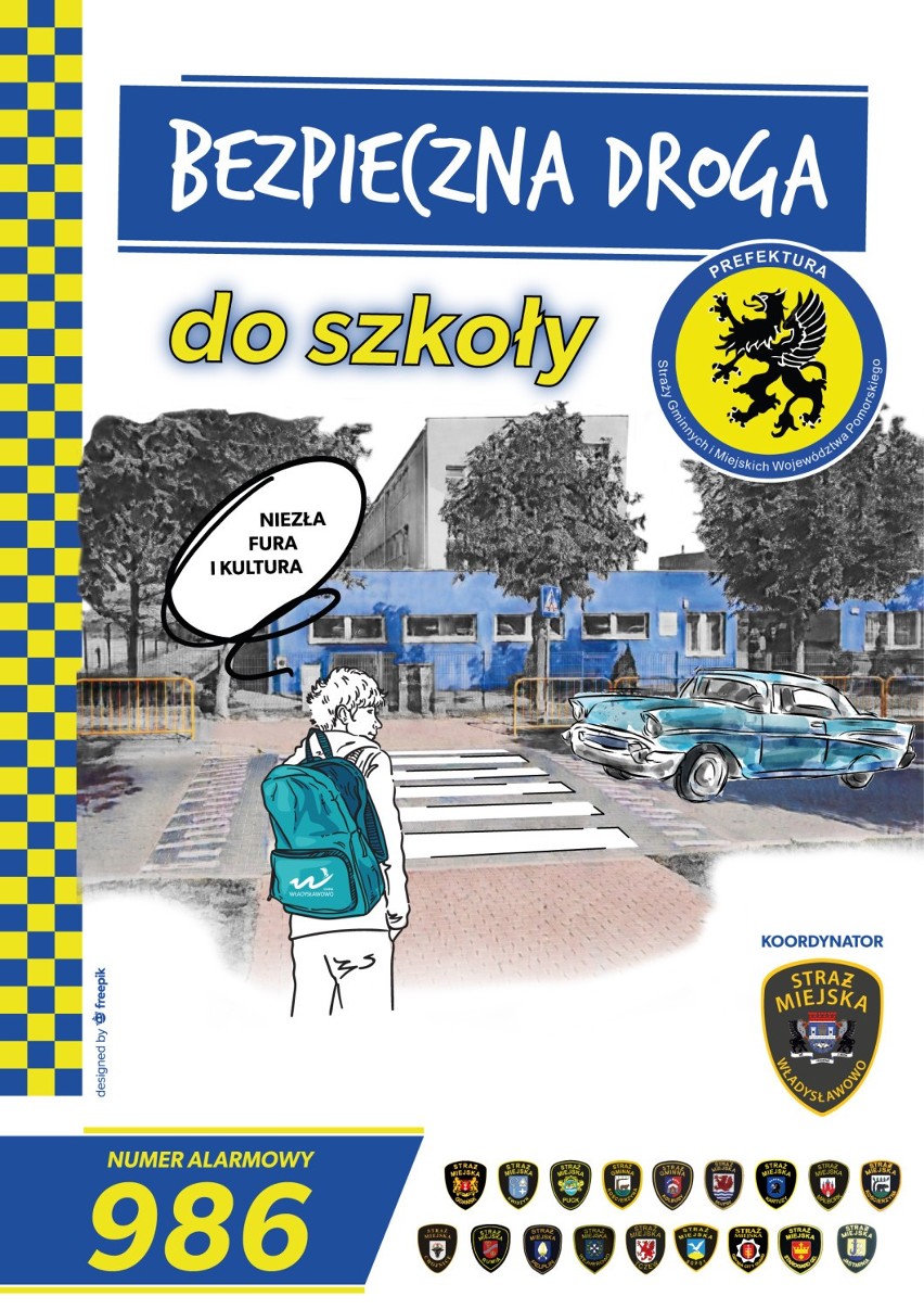 "Bezpieczna droga do szkoły" - kampania pomorskiej straży miejskiej 