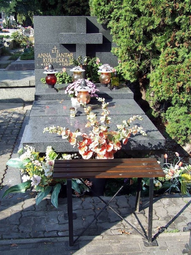 Grób Anny Jantar na warszawskim Cmentarzu Wawrzyszewskim.
