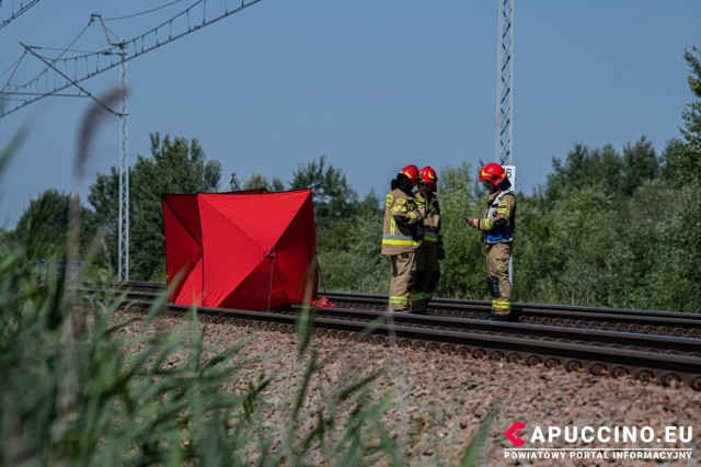 Po wypadku tor w kierunku Tarnowa jest zablokowany