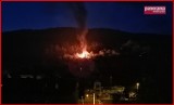 Wałbrzych: Podpalenia altan na działkach w dzielnicy Stary Zdrój - ZDJĘCIA