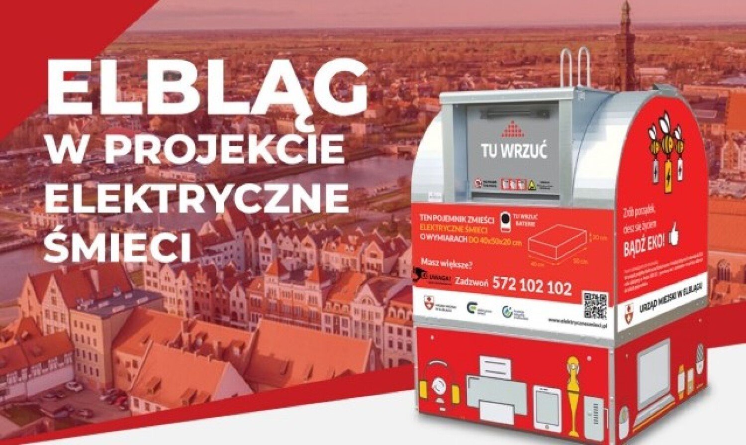 Sposób na elektrośmieci. W Elblągu, pierwszym mieście w regionie, go  rozwiązano! | warmińsko-mazurskie Nasze Miasto