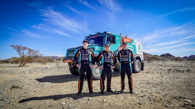 Darek Rodewald i jego team w Rajdzie Dakar 2022