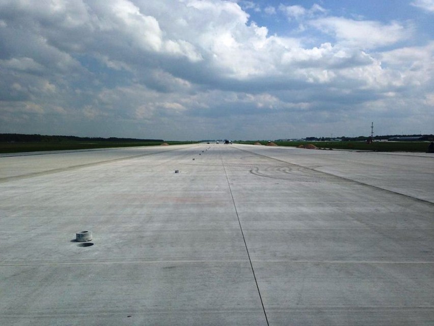 Pas startowy w Lotnisko Modlin po naprawie