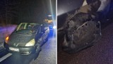 Niebezpieczne zdarzenie na Mazowszu. Pijany kierowca jechał na samej feldze. 32-latek wiózł trójkę małych dzieci i ich matkę 
