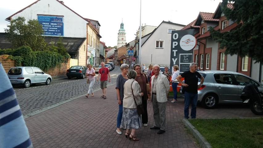 Spotkanie z Henryką Krzywonos w Żywcu... przed salą koncertową