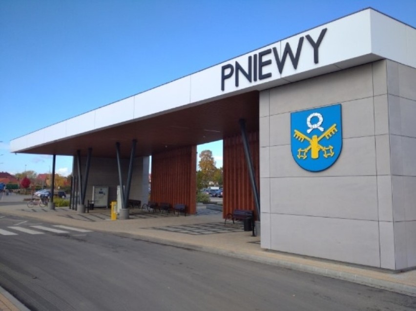 W centrum Pniew stanęły stanowiska do dezynfekcji rąk