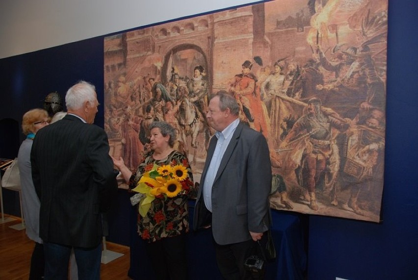 „Zamoyski pod Byczyną" wg obrazu Jana Matejki - haftowane dzieło oglądać w Muzeum Ziemi Wieluńskiej[FOTO]